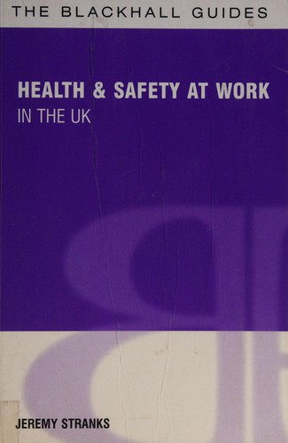 Cover for The Blackhall Guide to Health and Safety at Work in the UK
