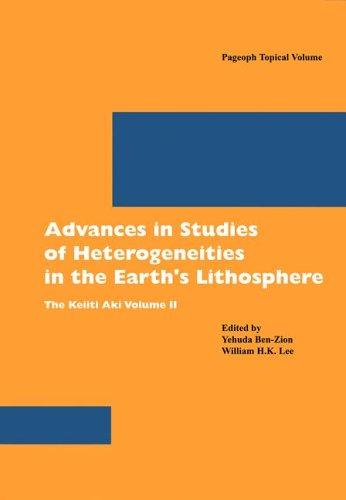 Cover for Advances in Studies of Heterogeneities in the Earth's Lithosphere