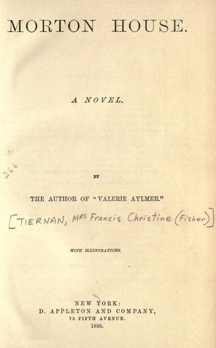 Cover for Morton house