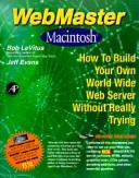 Cover for Macintosh Webmaster