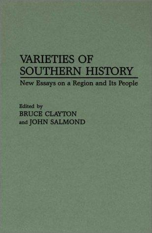 Cover for Varieties of Southern History