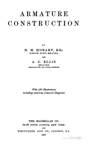Cover for Armature construction