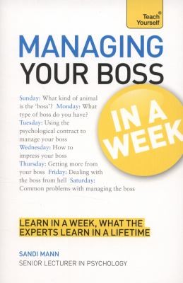 Cover for Managing Your Boss in a Week
            
                Teach Yourself Business
