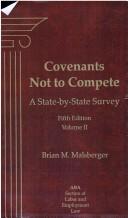 Cover for Covenants not to compete