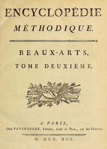 Cover for Beaux-arts