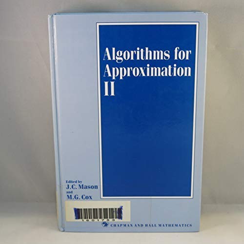Cover for Algorithms for approximation II