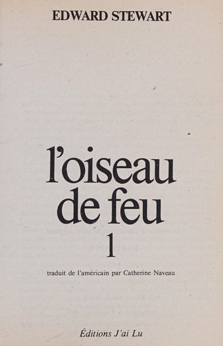 Cover for L'oiseau de feu