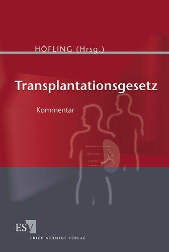 Cover for Transplantationsgesetz. Kommentar.