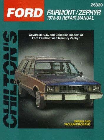 Cover for Chilton's Ford Fairmont/Zephyr 1978-83 repair manual