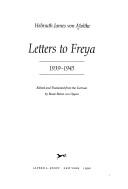 Cover for Letters to Freya