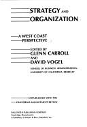 Cover for Strategy and Organization
