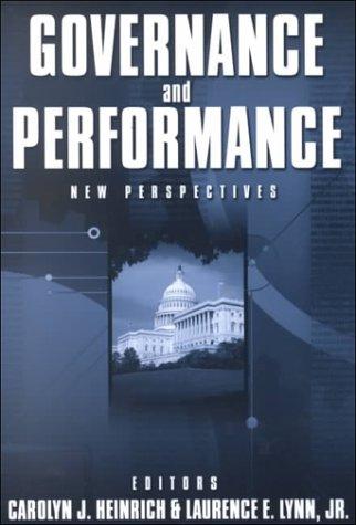 Cover for Governance and Performance