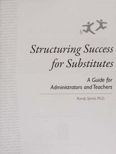 Cover for Structuring success for substitutes