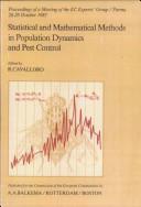 Cover for Statistical and Mathematical Methods in Population Dynamics (Eur)