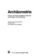 Cover for Archäometrie