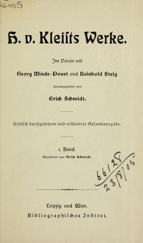 Cover for Werke