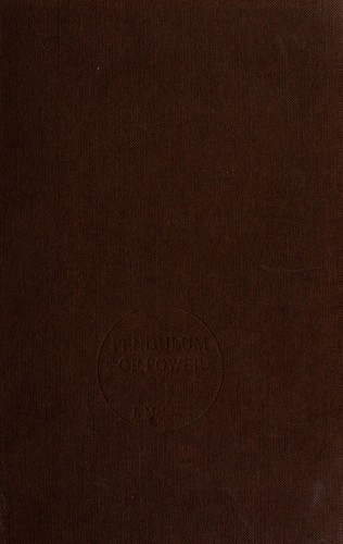 Cover for Pendulum of power; Canada's federal elections