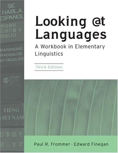 Cover for Looking at Languages