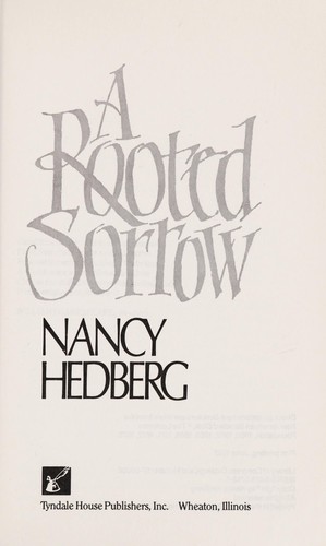 Cover for A rooted sorrow