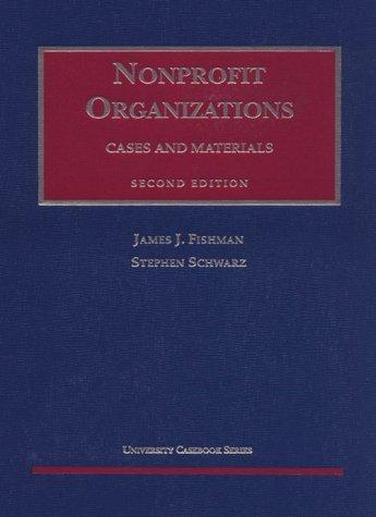 Cover for Nonprofit organizations