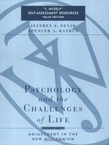 Cover for Psychology and the Challenges of Life