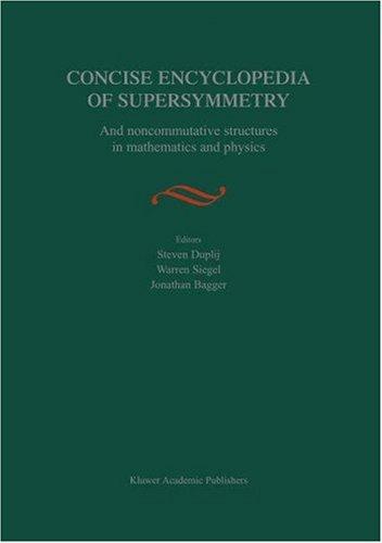Cover for Concise Encyclopedia of Supersymmetry