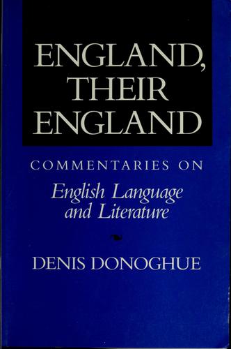 Cover for England, their England
