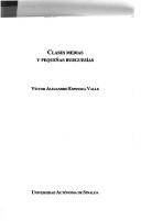 Cover for Clases medias y pequeñas burguesías