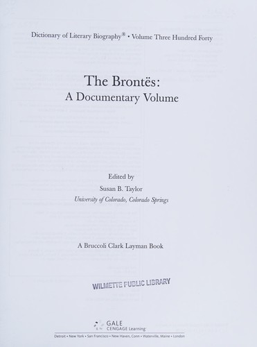 Cover for The Brontes
