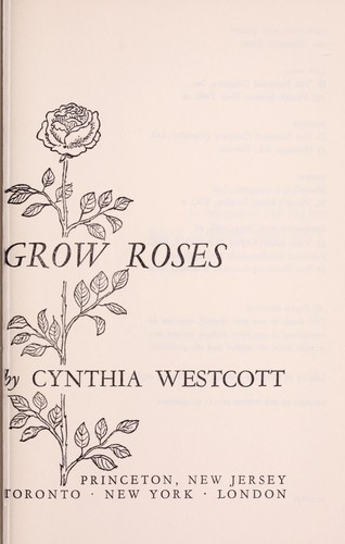 Cover for Anyone can grow roses