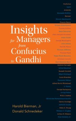 Cover for Insights For Managers From Confucius To Gandhi
