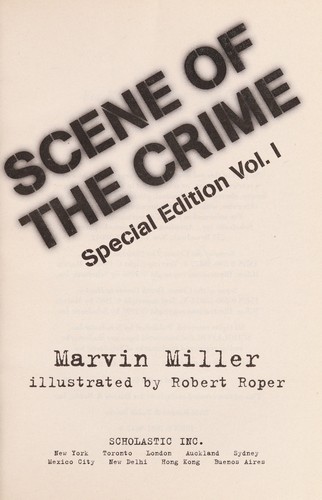 Cover for Scene of the crime
