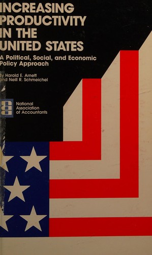 Cover for Increasing productivity in the United States