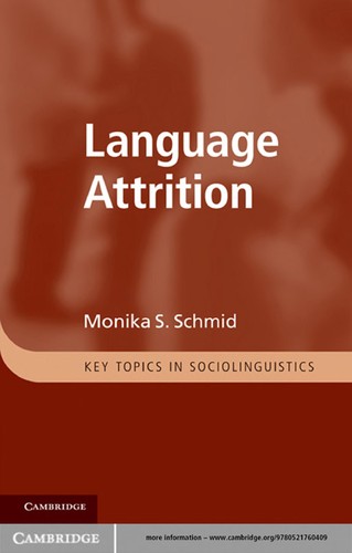 Cover for Language attrition