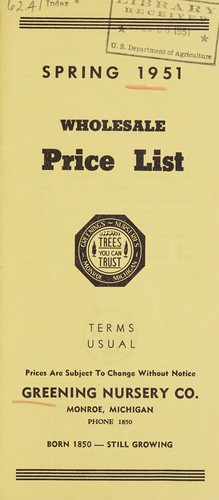 Cover for Price list, wholesale
