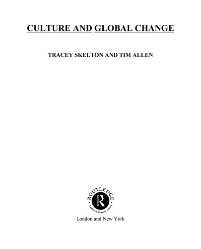 Cover for Culture And Global Change