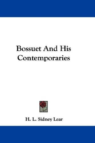 Cover for Bossuet And His Contemporaries