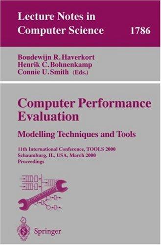 Cover for Computer Performance Evaluation. Modelling Techniques and Tools
