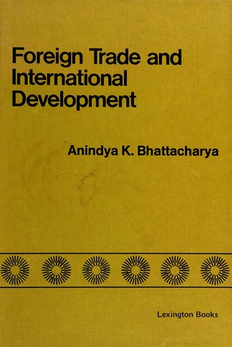 Cover for Foreign trade and international development