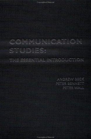 Cover for Communication Studies