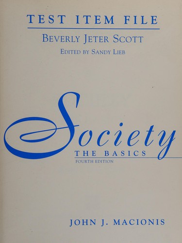 Cover for Sm Society