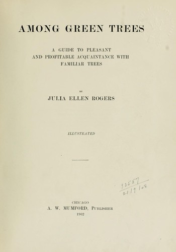 Cover for Among green trees