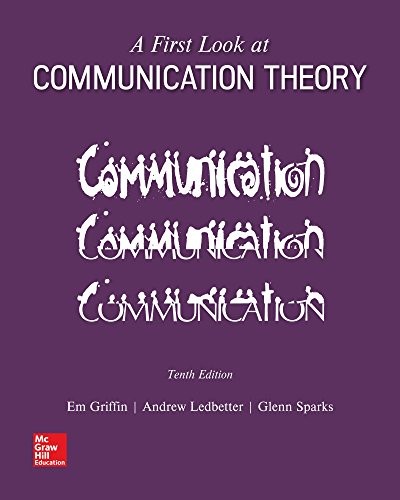 Cover for Looseleaf for A First Look at Communication Theory