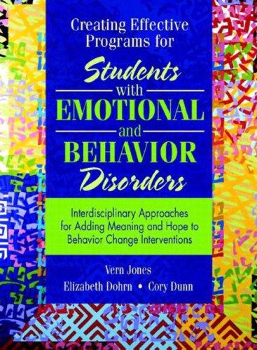 Cover for Creating Effective Programs for Students with Emotional and Behavior Disorders