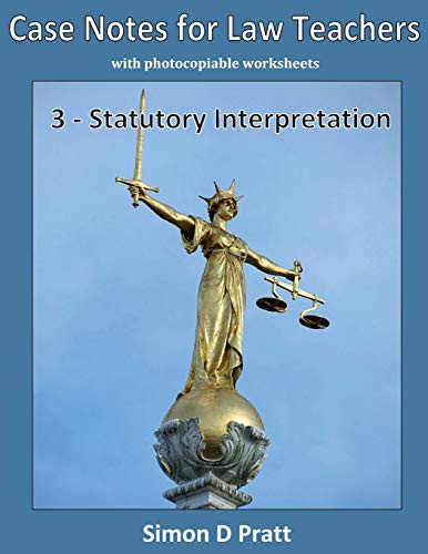Cover for Case Notes for Law Teachers