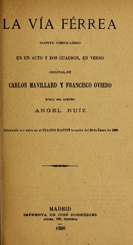 Cover for La vi a fe rrea
