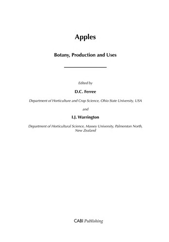 Cover for Apples