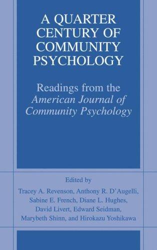 Cover for A Quarter Century of Community Psychology