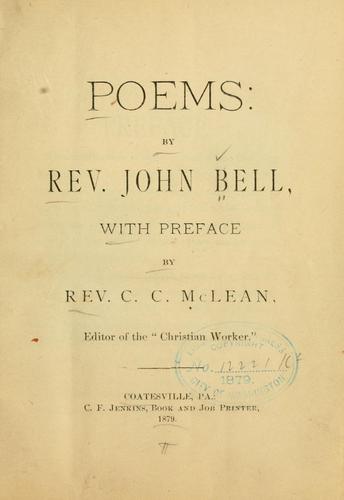 Cover for Poems