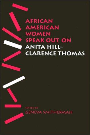 Cover for African American women speak out on Anita Hill-Clarence Thomas